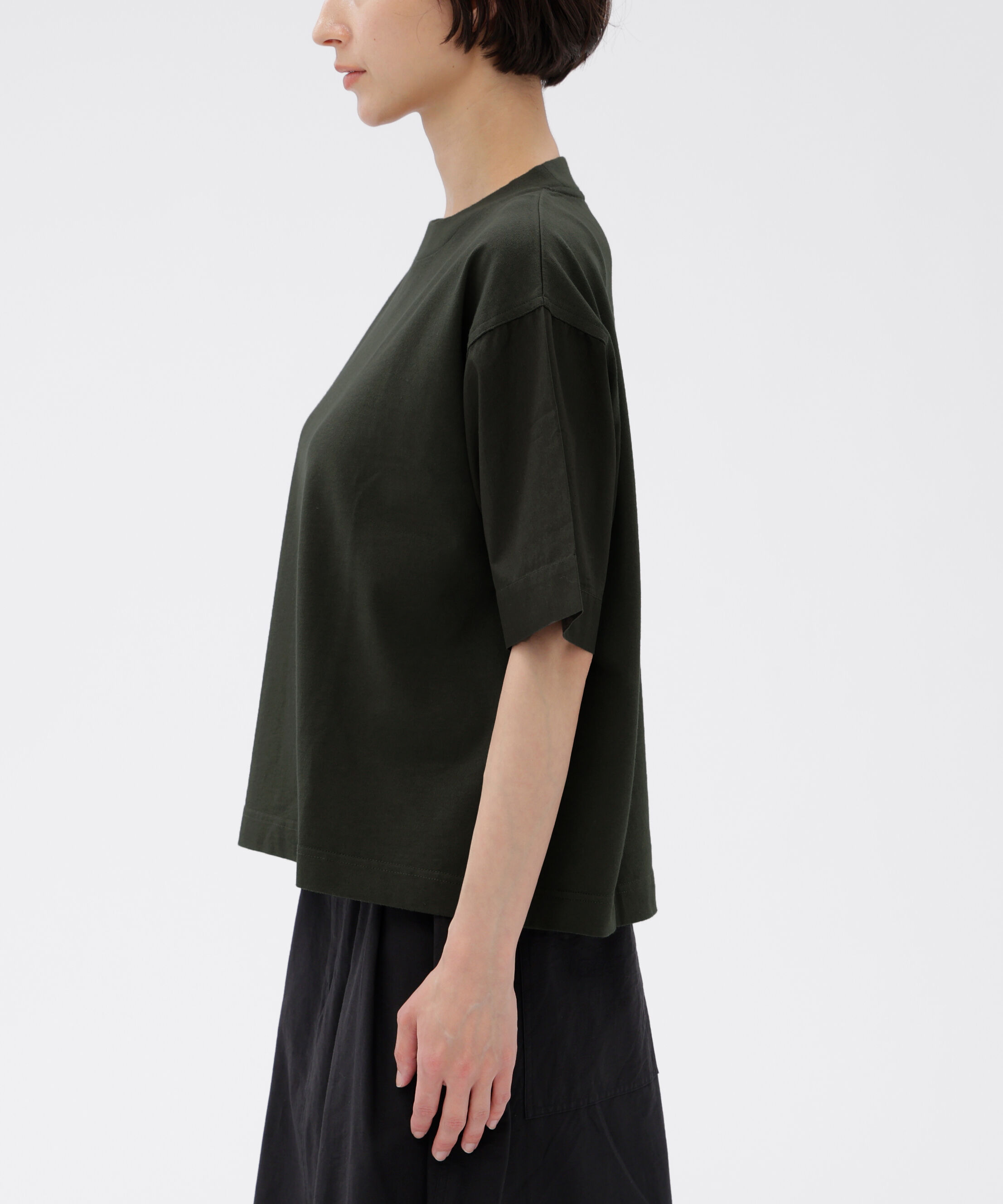 MHL.「GARMENT DYE COTTON JERSEY TOP」|Tシャツ・カットソー|
