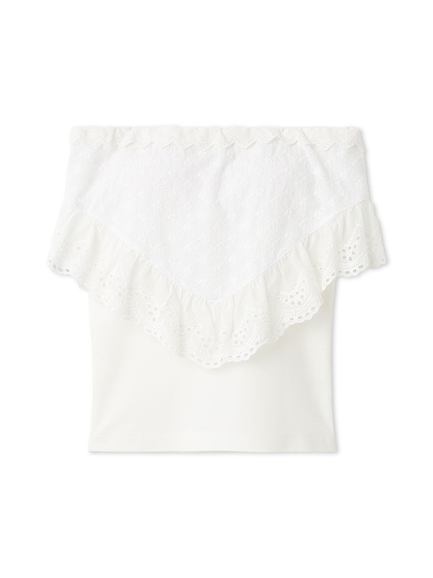 LILY BROWN「【UVカット】カップインレースベアトップス」|Tシャツ・カットソー|