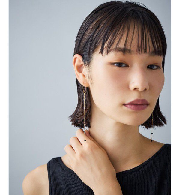 Jouete「ピアス ナチュラルストーン ステーション」|ピアス|