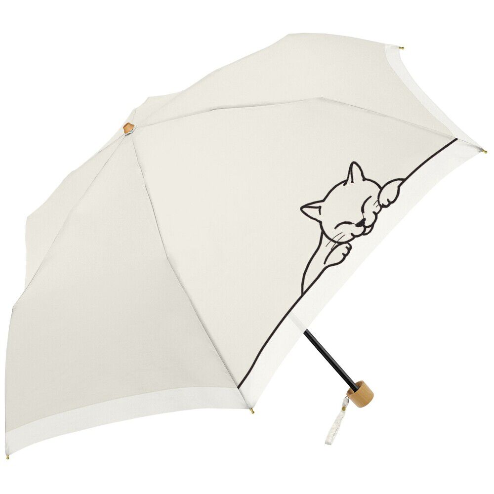 BACKYARD FAMILY「折りたたみ傘 レディース 通販 折り畳み傘 50cm 晴雨兼用 かさ カサ 雨傘 日傘 晴雨兼用傘」|傘|ホワイト2