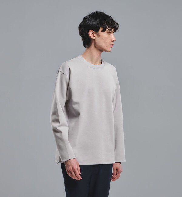 UNITED ARROWS green label relaxing「ダブルフェイス クルーネック カットソー」|Tシャツ・カットソー|LT.GRAY