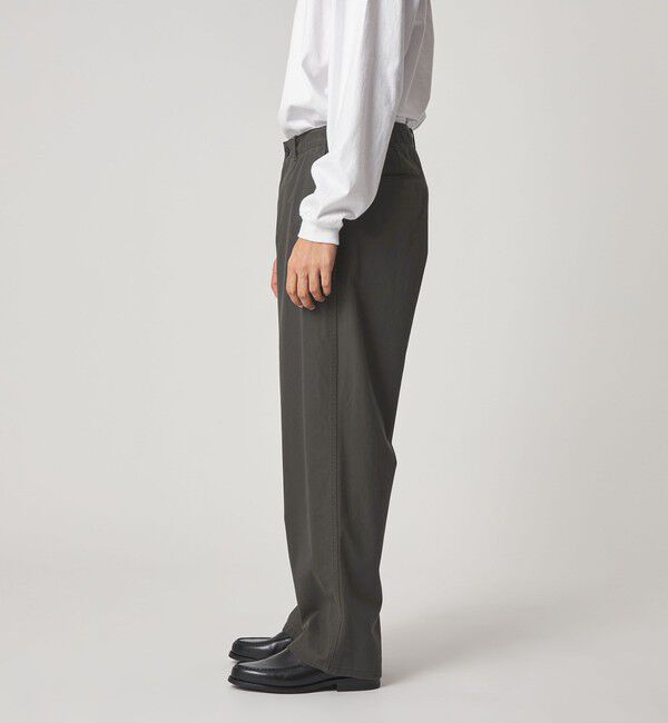 STEVEN ALAN「＜Steven Alan＞ ハイツイスト ツイル アーミー ノープリーツ トラウザーズ」|チノ|