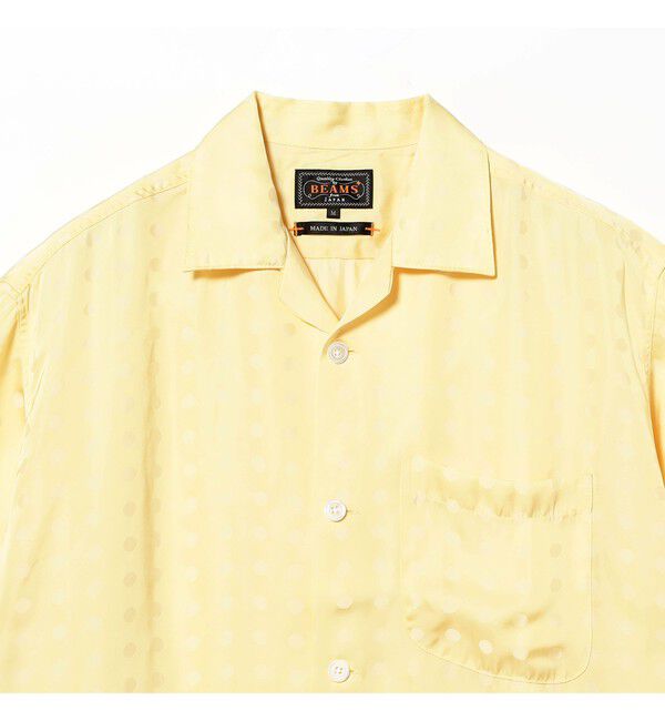 BEAMS PLUS「Cabana-SHT Cupro Dot Pattern」|シャツ・ブラウス|