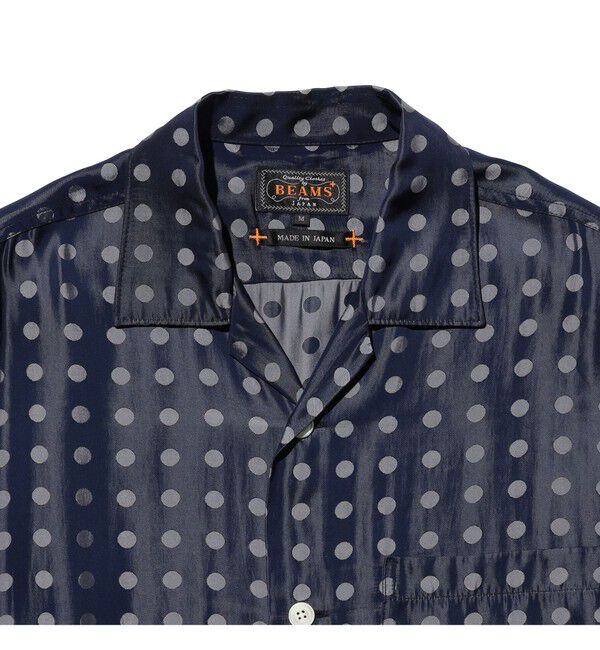 BEAMS PLUS「Cabana-SHT Cupro Dot Pattern」|シャツ・ブラウス|