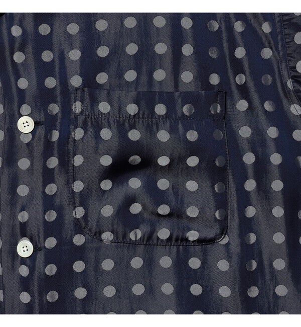 BEAMS PLUS「Cabana-SHT Cupro Dot Pattern」|シャツ・ブラウス|