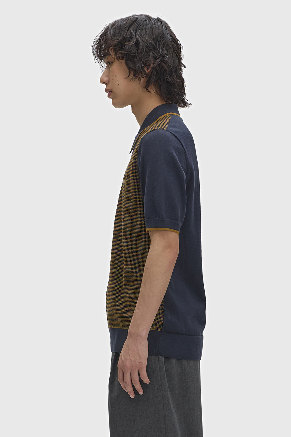 FRED PERRY 「Tonic Waffle Knitted Shirt ／トニックワッフルニットポロシャツ」|ポロシャツ|