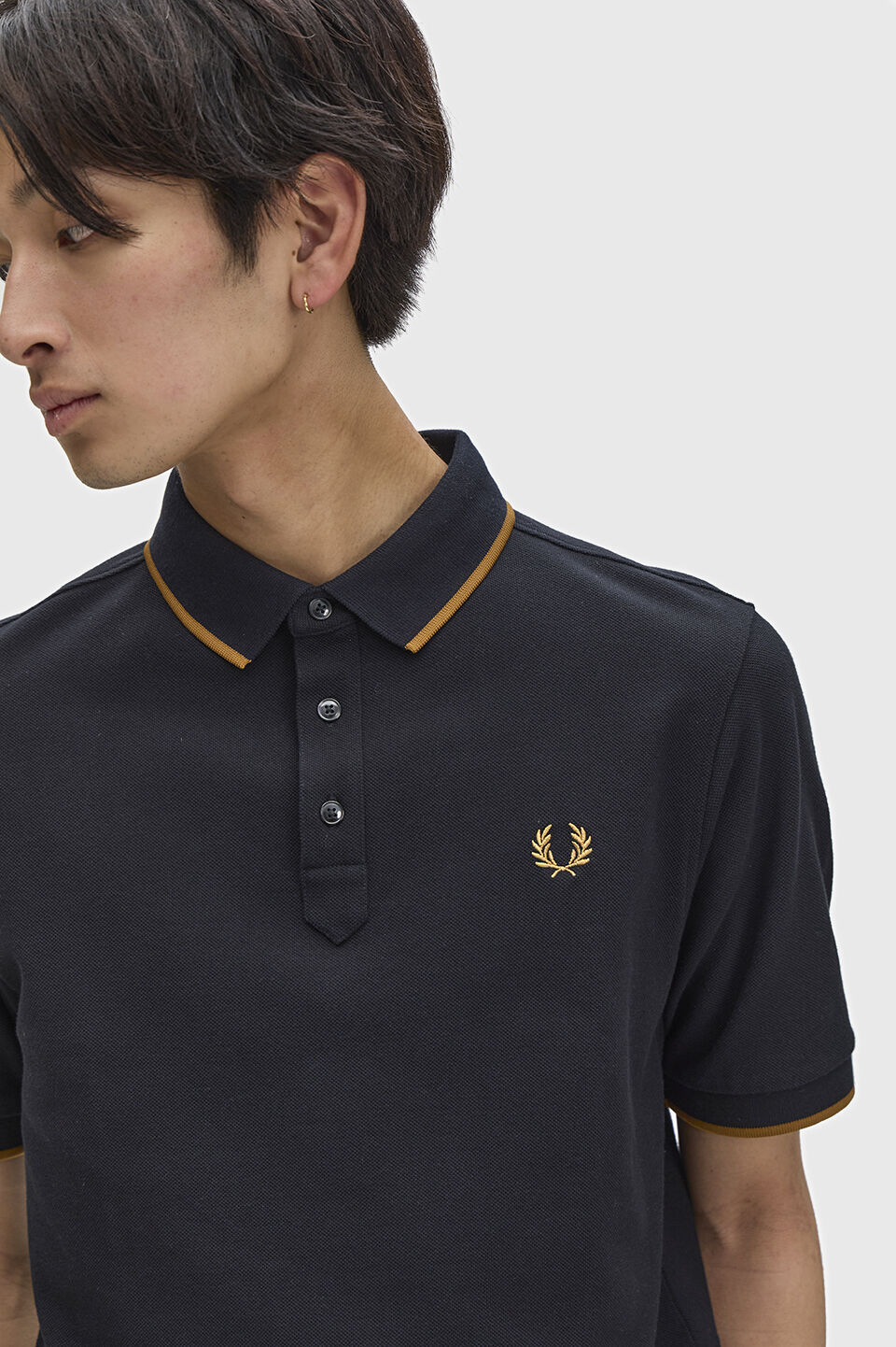 FRED PERRY 「Collar Stand Polo Shirt／カラースタンドポロシャツ」|ポロシャツ|
