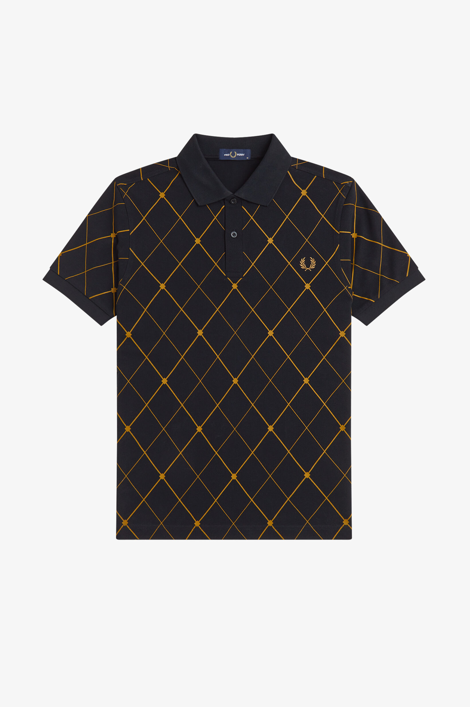 FRED PERRY 「Argyle Print Fred Perry Shirt／アーガイルプリントフレッドペリーポロシャツ」|ポロシャツ|