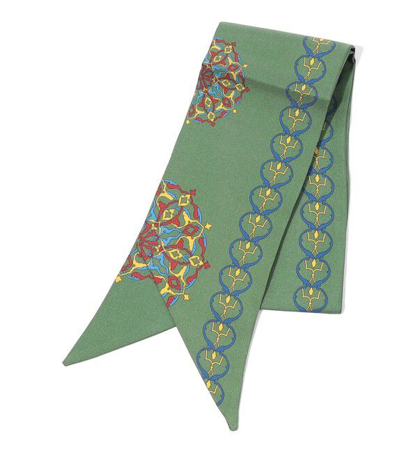 TOMORROWLAND GOODS「Kinloch シルクスカーフ」|バンダナ・スカーフ|54 グリーン系