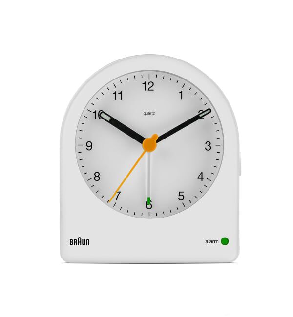 HIROB「BRAUN ALARM CLOCK WHITE BC22W」|クロック・置時計|