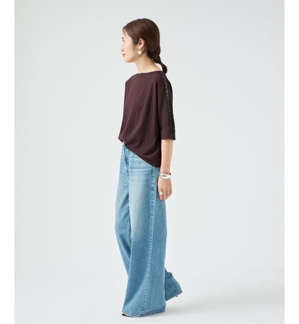 VERMEIL par iena「《予約》ショルダーレースプルオーバー」|ニット・セーター|