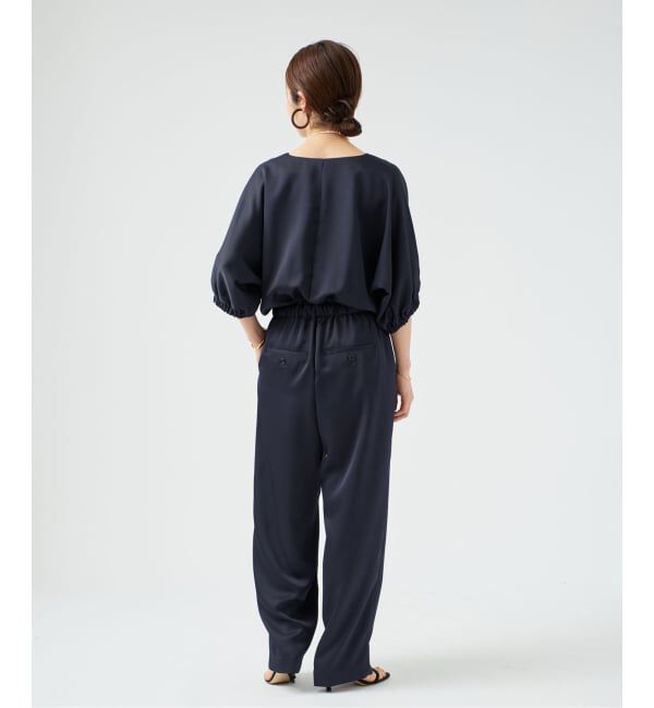 VERMEIL par iena「《予約/WEB限定》サテンオールインワン」|オールインワン|