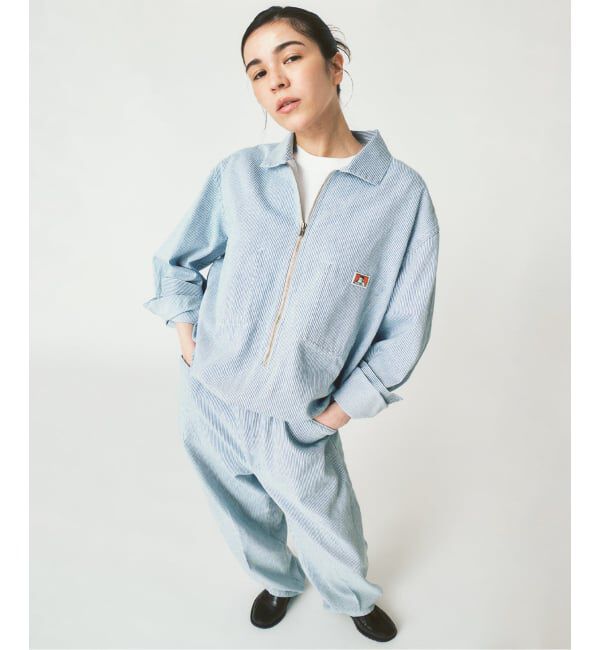417 EDIFICE「【BEN DAVIS / ベンデイビス】417別注 Half Zip Shirt」|シャツ・ブラウス|