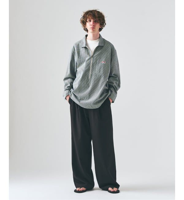 417 EDIFICE「【BEN DAVIS / ベンデイビス】417別注 Half Zip Shirt」|シャツ・ブラウス|