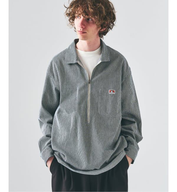 417 EDIFICE「【BEN DAVIS / ベンデイビス】417別注 Half Zip Shirt」|シャツ・ブラウス|