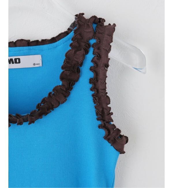 PULP「OMO / オモ Ruffle Rib Tank」|タンクトップ|