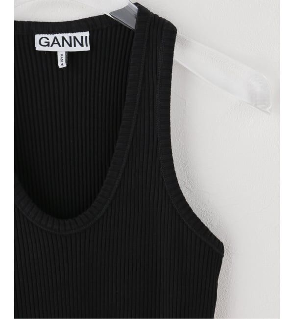 PULP「GANNI / ガニー Heavy Cotton Rib Tank Top」|タンクトップ|