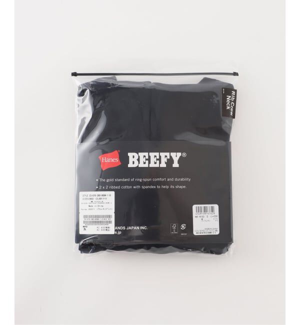 journal standard L'essage「《追加予約》Hanes/ヘインズ BEEFY リブクルーネックTシャツ」|Tシャツ・カットソー|