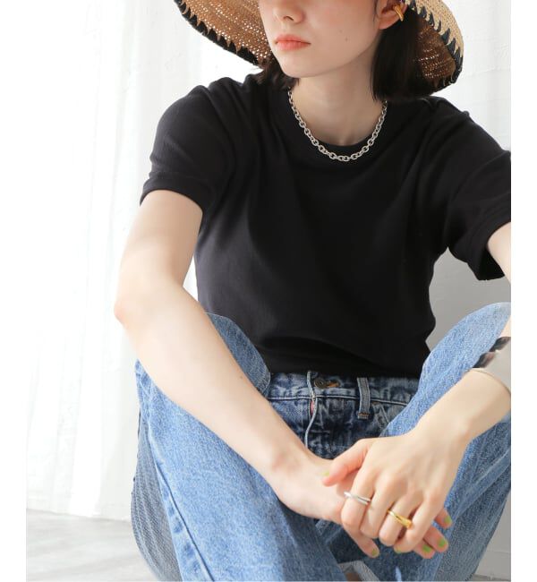 journal standard L'essage「《追加予約》Hanes/ヘインズ BEEFY リブクルーネックTシャツ」|Tシャツ・カットソー|