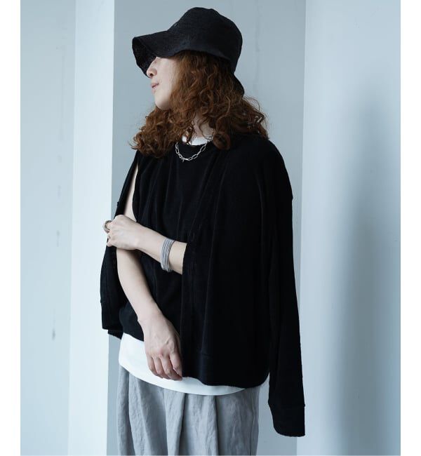 journal standard luxe「【SOIL】PILE V-NECK 1BUTTON CARDIGAN」|カーディガン|