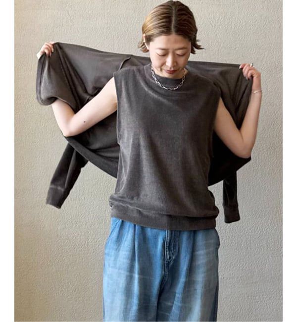 journal standard luxe「【SOIL】PILE V-NECK 1BUTTON CARDIGAN」|カーディガン|