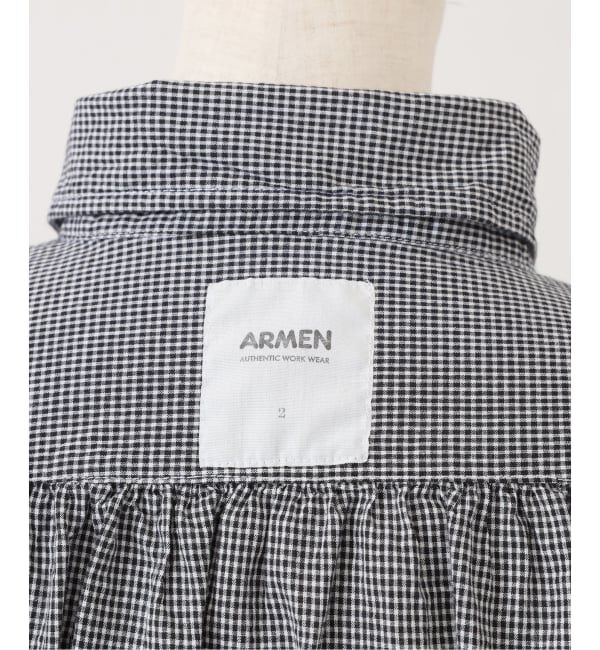 journal standard luxe「【ARMEN】SEERSUCKER GINGHAM WORK  SHIRT」|シャツ・ブラウス|