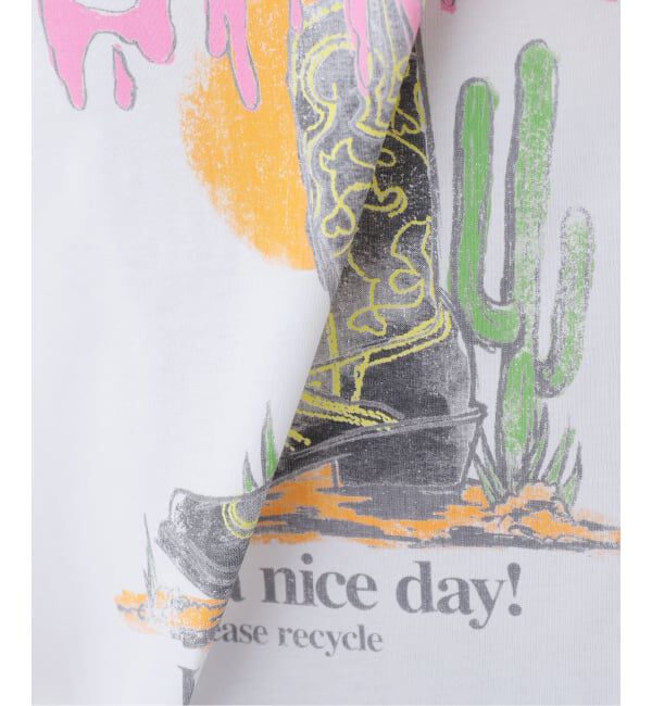 U by SPICK&SPAN「GANNI / ガニー Basic Cotton Jersey T-shirt Boots」|Tシャツ・カットソー|