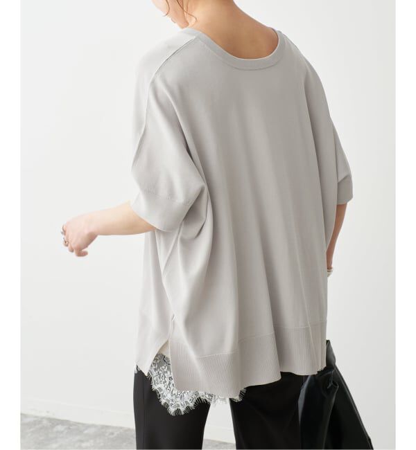 Spick and Span「《一部店舗+WEB限定 / 追加》14GWASHABLE2WAYポンチョプルオーバー」|ニット・セーター|