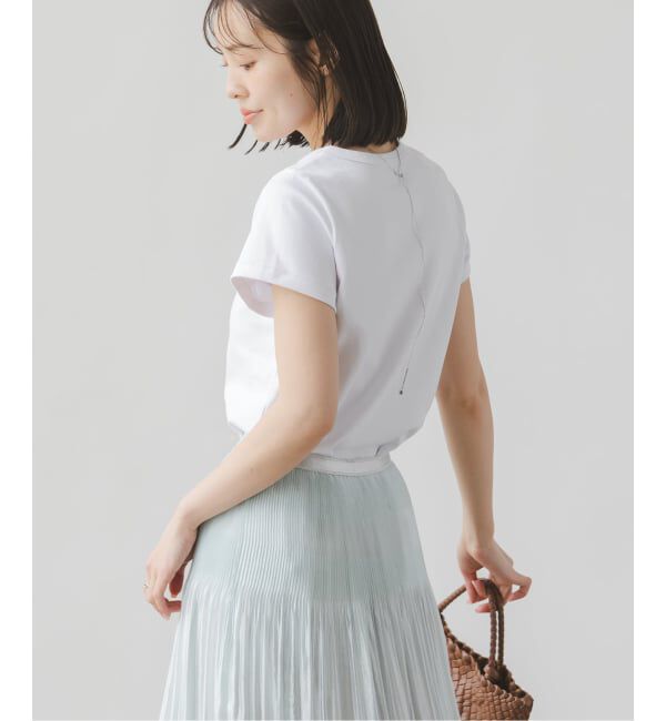 NOBLE「《追加・WEB限定カラー》スビンコットンスムースコンパクトTシャツ2」|Tシャツ・カットソー|