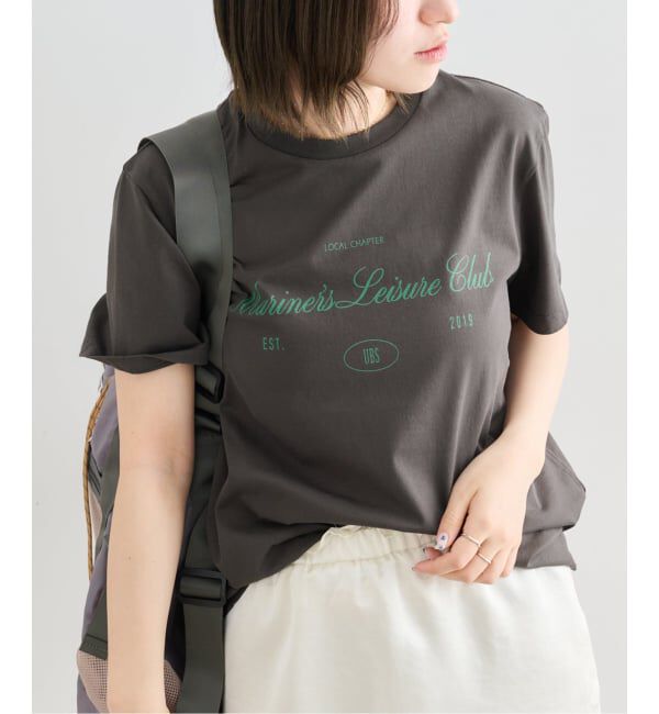 U by SPICK&SPAN「ロゴプリントハーフスリーブTシャツ」|Tシャツ・カットソー|