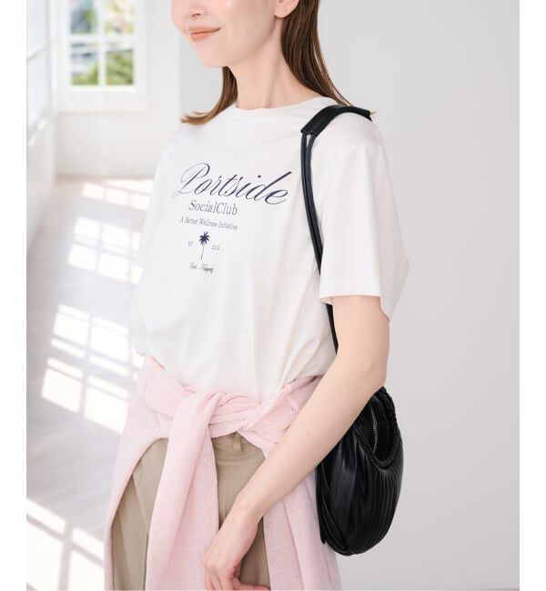 U by SPICK&SPAN「ロゴプリントハーフスリーブTシャツ」|Tシャツ・カットソー|