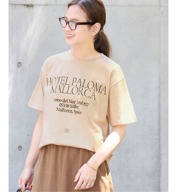 FRAMeWORK「≪予約≫SKIN HOTEL PALOMA MALLORCA T」|Tシャツ・カットソー|ベージュ
