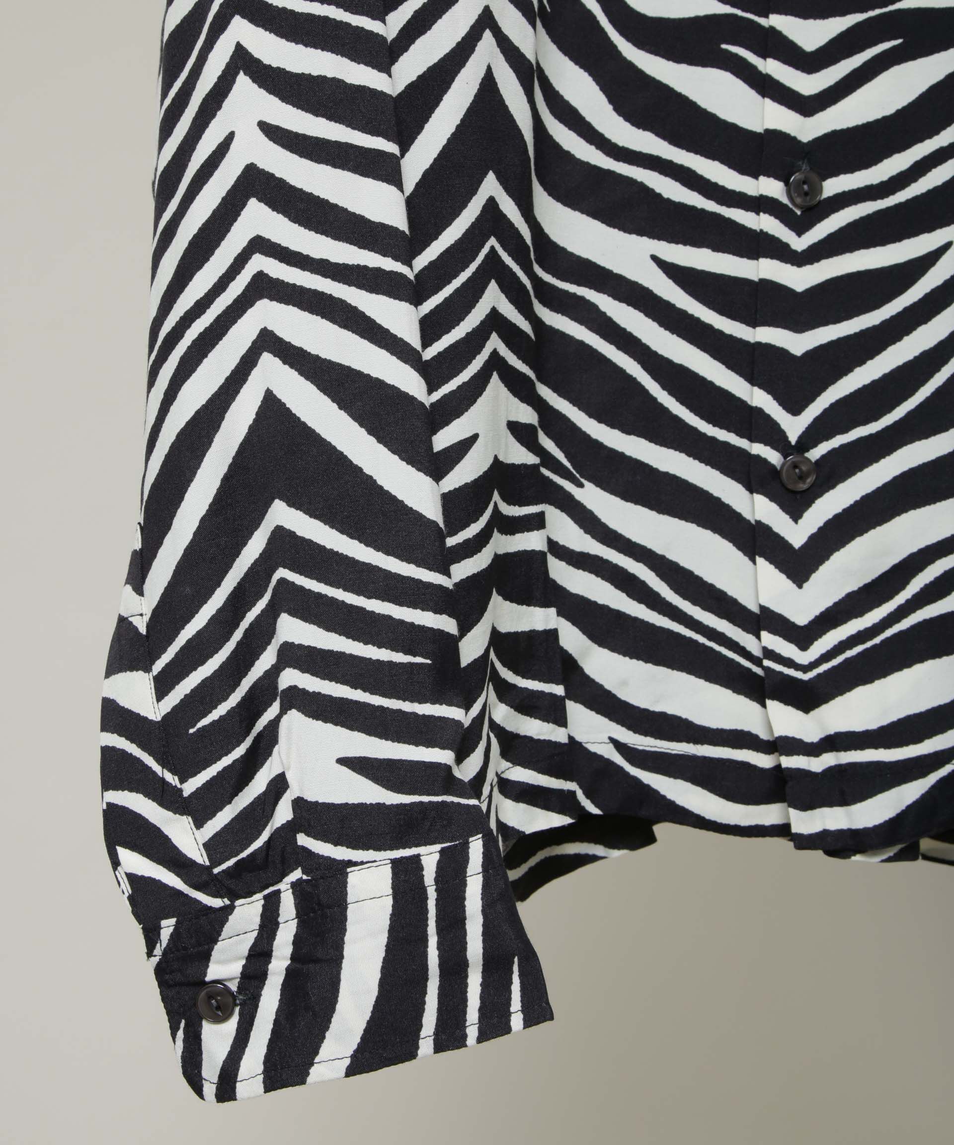 nano･universe「Schott/ZEBRA RAYON SHIRT」|シャツ・ブラウス|