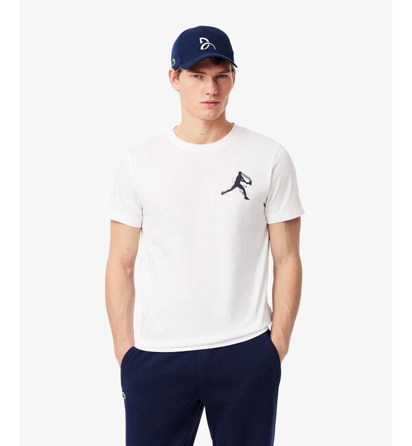 LACOSTE「『ノバク・ジョコビッチ』ドライTシャツ＆キャップ」|Tシャツ・カットソー|