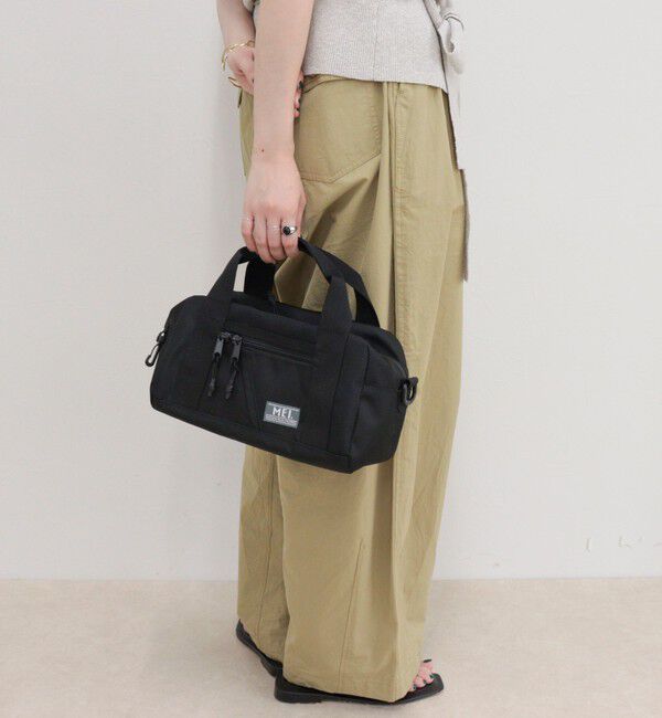 fredy emue「【MEI/メイ】BASIC DUFFLE BAG M」|ショルダー・メッセンジャー|ブラック