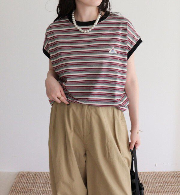 fredy emue「【GEVACO/ゲバコ】クルーネックフレンチスリーブTシャツ」|Tシャツ・カットソー|