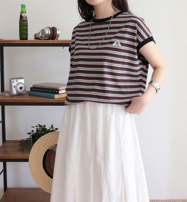 fredy emue「【GEVACO/ゲバコ】クルーネックフレンチスリーブTシャツ」|Tシャツ・カットソー|
