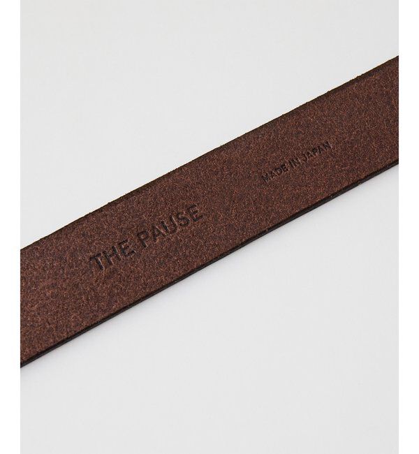 THE PAUSE「＜WEB限定＞【THE PAUSE】ダブルピンベルト」|ベルト|