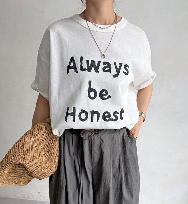  「【WEB限定】2WAYメッセージTEE」|Tシャツ・カットソー|
