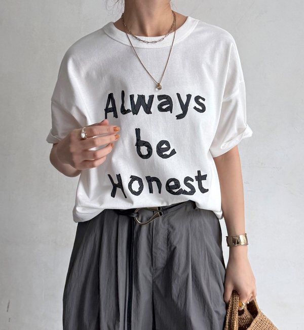  「【WEB限定】2WAYメッセージTEE」|Tシャツ・カットソー|