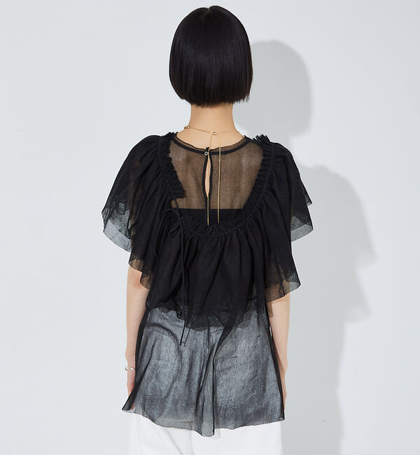 NOMINE「【iocus】マルチWAYカラー+コットンネットトップス」|Tシャツ・カットソー|