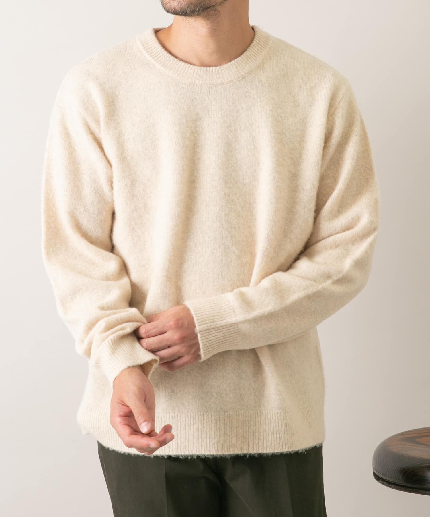 URBAN RESEARCH ROSSO「『XLサイズあり』ウールシャギーニット」|ニット・セーター|