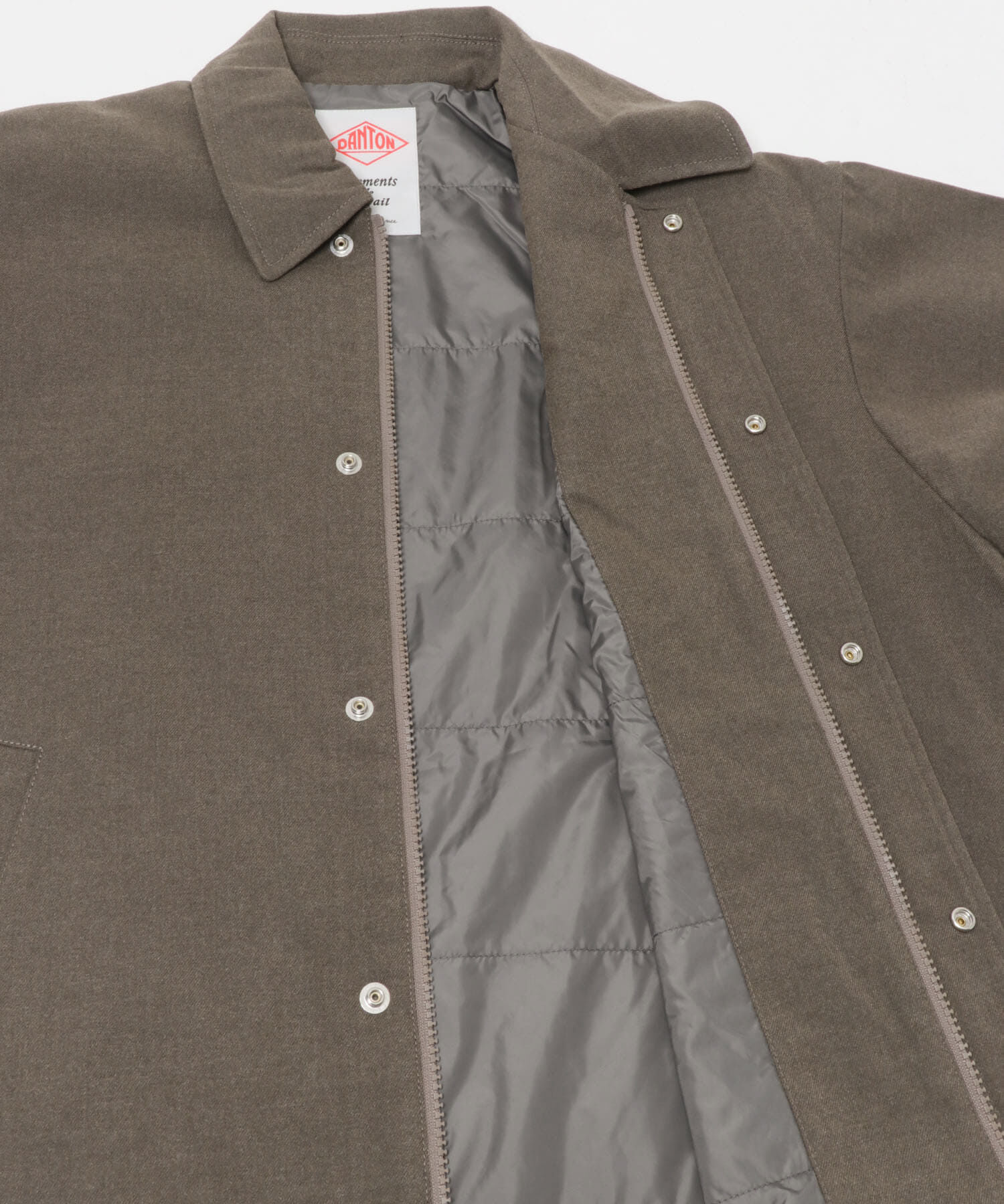 URBAN RESEARCH DOORS「DANTON　COACH JACKET」|ノーカラーコート|