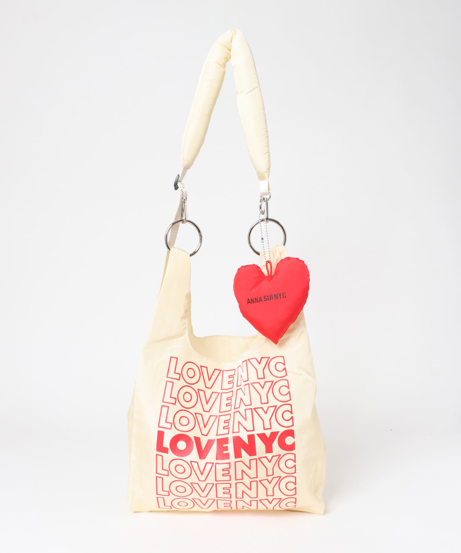 SENSE OF PLACE by URBAN RESEARCH「ANNA SUI NYC　LOVEショッピングバッグ」|エコバッグ|