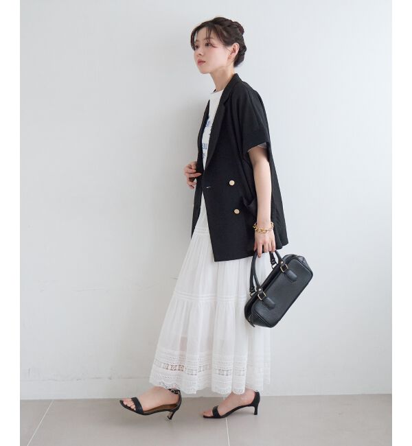  「≪洗える≫メッシュハーフスリーブジャケット」|その他|