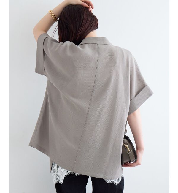  「≪洗える≫メッシュハーフスリーブジャケット」|その他|