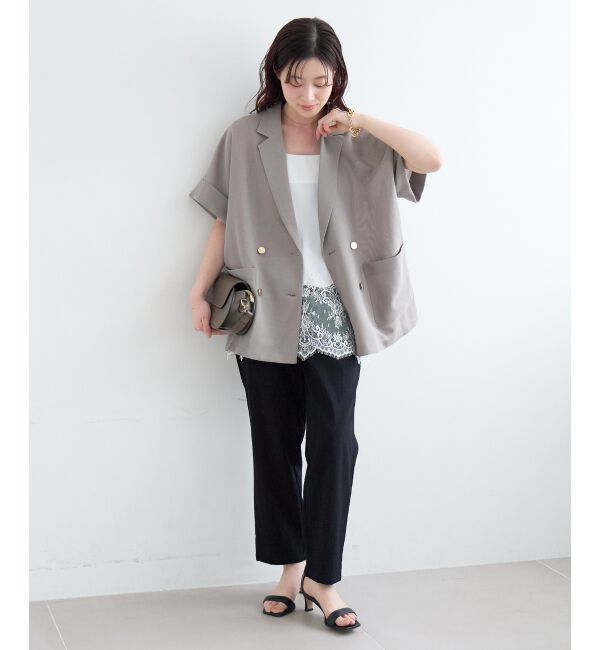  「≪洗える≫メッシュハーフスリーブジャケット」|その他|