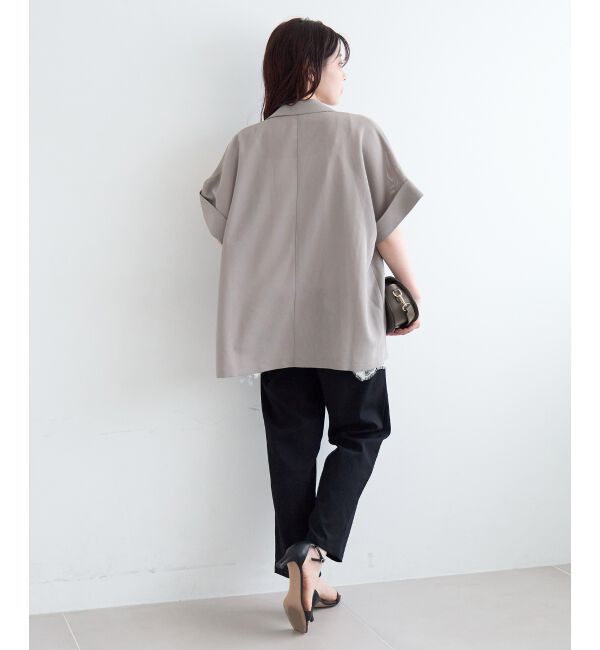  「≪洗える≫メッシュハーフスリーブジャケット」|その他|
