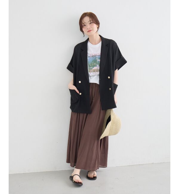  「≪洗える≫メッシュハーフスリーブジャケット」|その他|