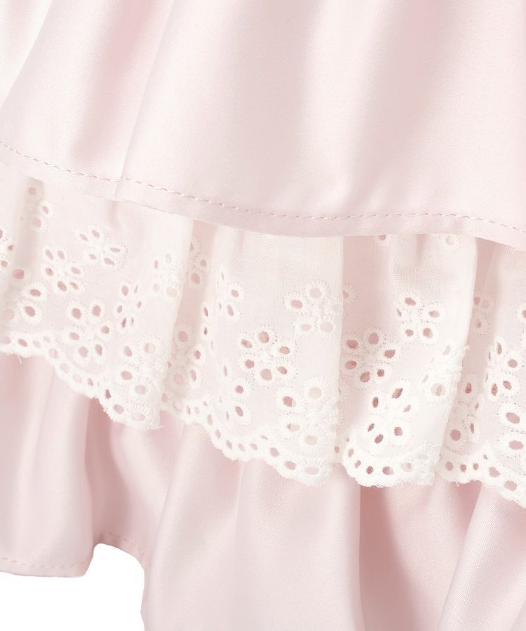 Maison de FLEUR「サテンフロントフリルスクエアトートバッグ」|トートバッグ|